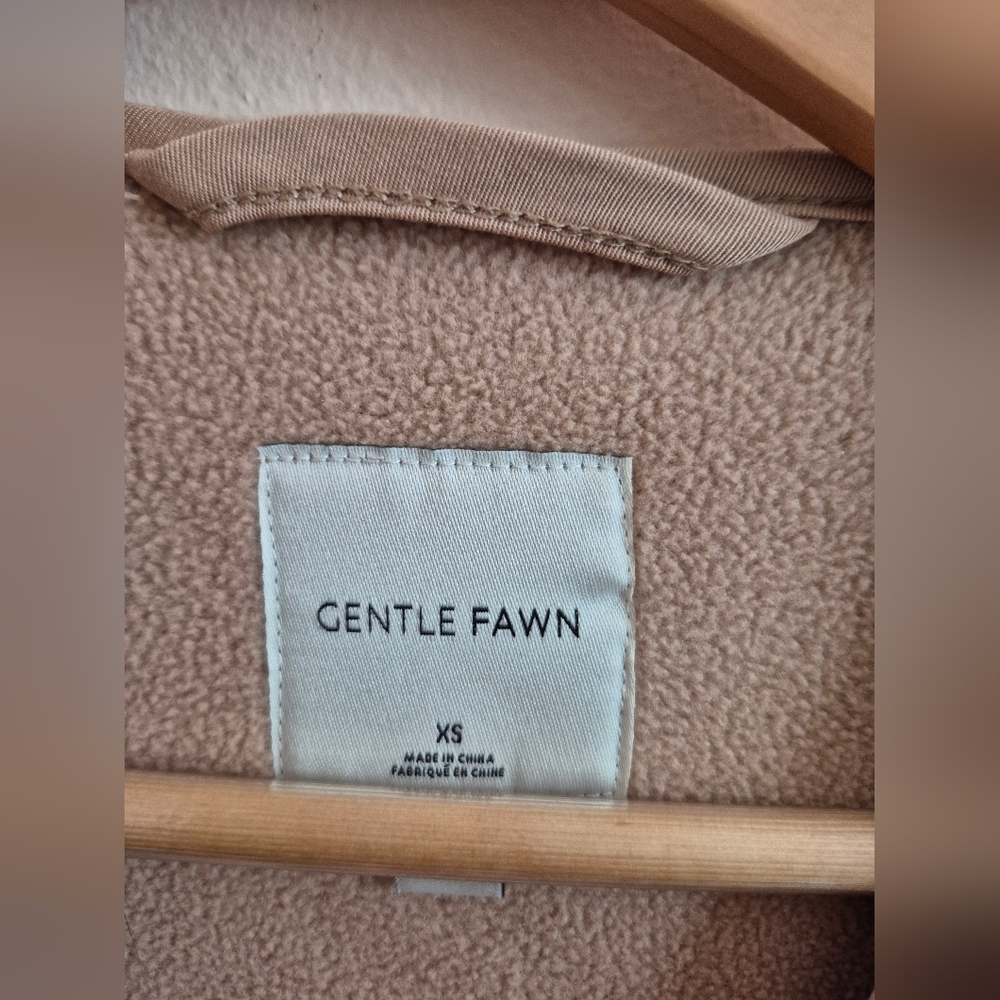 Gentle Fawn Aria Long Sherpa Fleece Jacket XS Camel Coloured - Picture 4 of 7